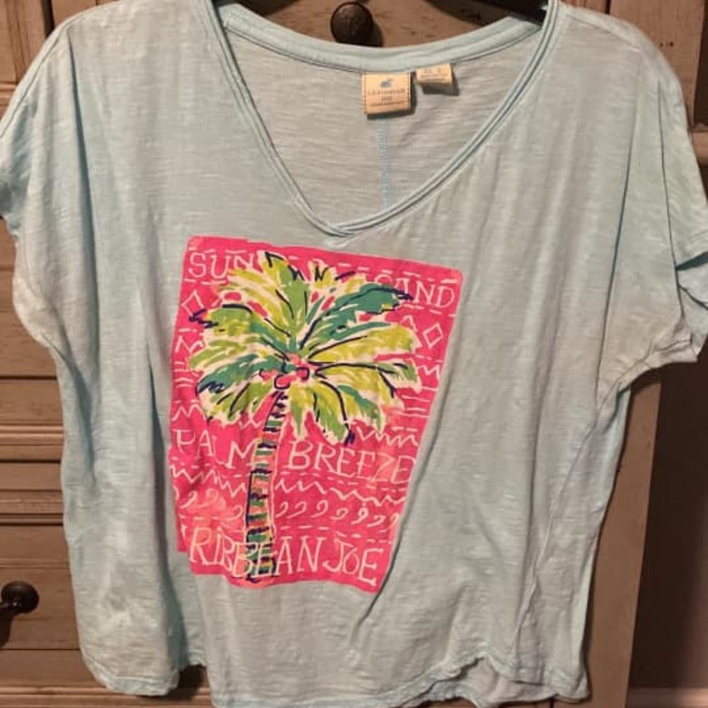 Blue Graffic Tshirt